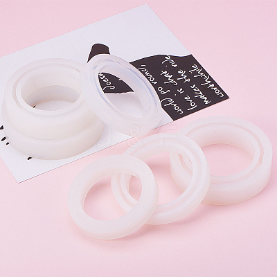 Ring Shape DIY Silicone Molds AJEW-PH0016-23-1