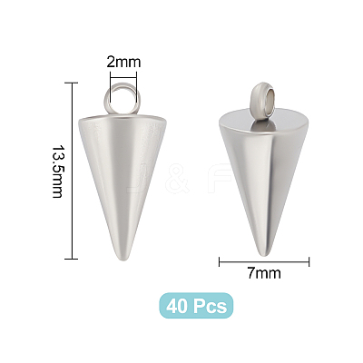 304 Stainless Steel Pendants STAS-UN0047-23B-1