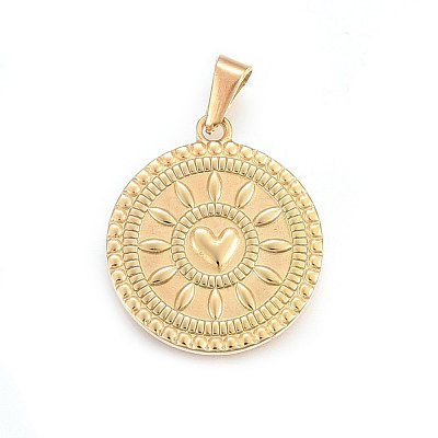 304 Stainless Steel Pendants STAS-P211-28G-1