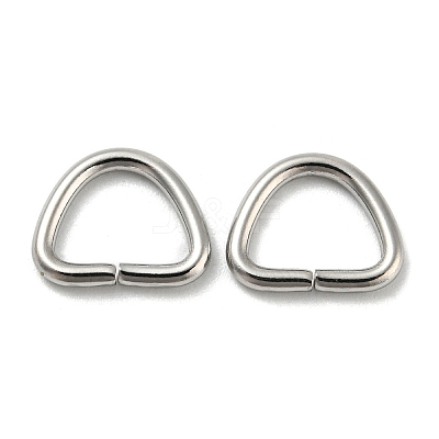 Non-Tarnish 304 Stainless Steel D Rings STAS-Z048-02C-1