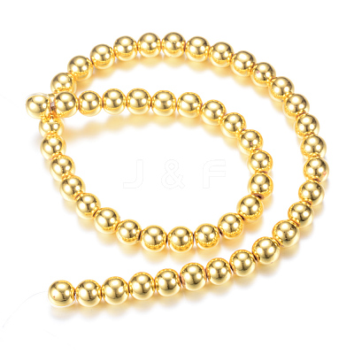 Electroplate Non-magnetic Synthetic Hematite Bead Strands X-G-Q466-3mm-01-1