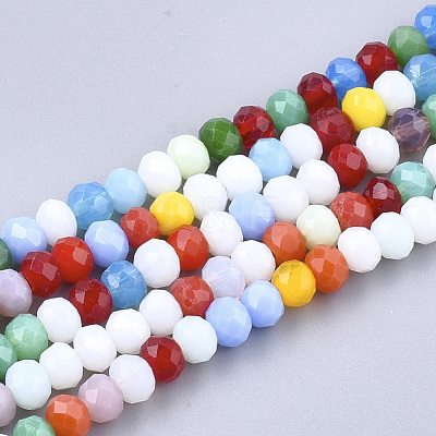 Glass Beads Strands EGLA-T013-03C-1