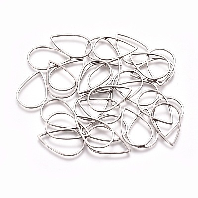 304 Stainless Steel Linking Rings X-STAS-TAC0002-18-01P-1