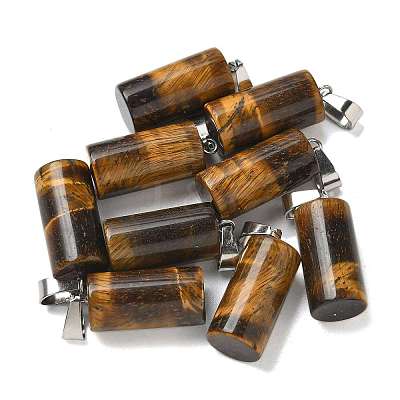 Natural & Synthetic Mixed Gemstone Pendants G-B127-17P-1