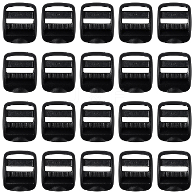 30Pcs Plastic Ladder Lock Slider Buckles KY-CY0001-23A-1
