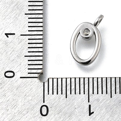 Brass Micro Pave Cubic Zirconia Pendants KK-B132-12P-O-1