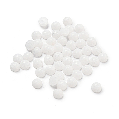 Natural White Jade Cabochons G-Q173-01A-18-1
