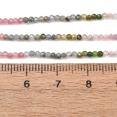 Gradient Color Natural Multicolor Tourmaline Beads Strands G-D110-A02-09-1
