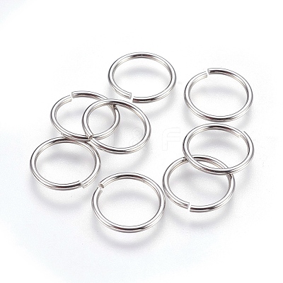 Tarnish Resistant 304 Stainless Steel Saw Cut Open Jump Rings STAS-P212-24P-04-1