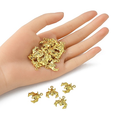 Tibetan Style Alloy Pendants TIBE-YW0001-02AG-1
