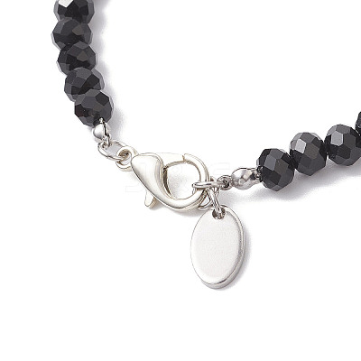Synthetic Blue Goldstone & Glass Round Beaded Bracelets for Women BJEW-JB12210-03-1