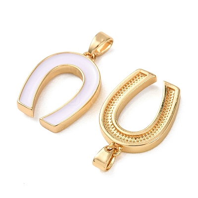 Brass Enamel Pendants KK-A304-02G-1