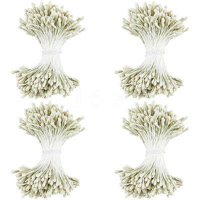 Gypsum with Cotton Cord Artificial Flower Core DIY-WH20007-36A-07-1