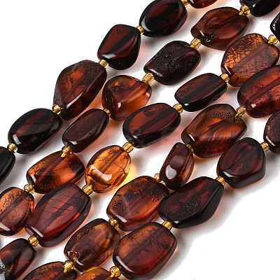 Natural Amber Beads Strands G-K376-G01-01-1