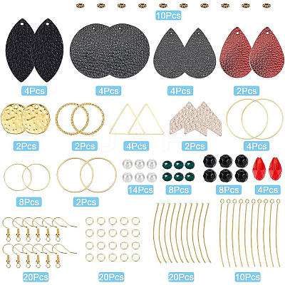 DIY Dangle Earring Making Kits DIY-SC0016-85-1