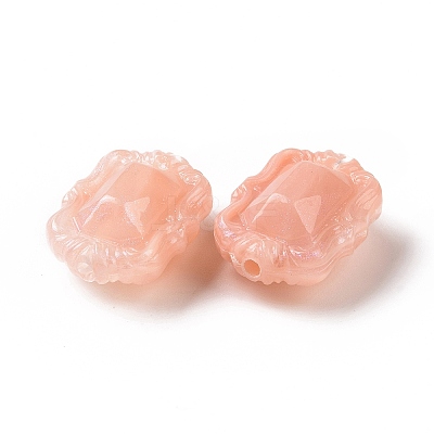 Opaque Acrylic Beads OACR-E015-07C-1
