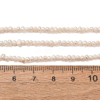 Natural Cultured Freshwater Pearl Beads Strands PA-CBABE82-08A-1