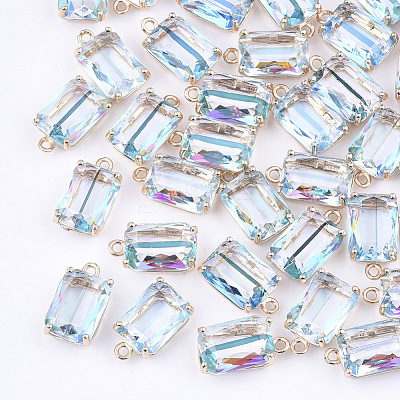 Transparent Glass Pendants GLAA-T007-20A-1