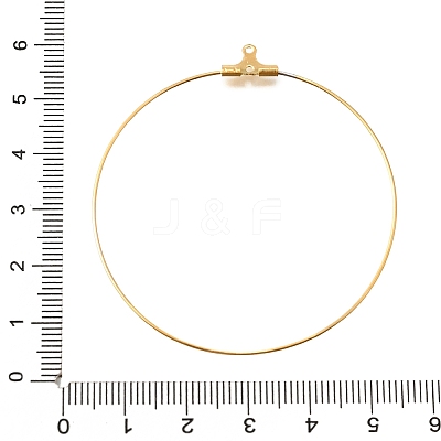 PVD Vacuum Plating 304 Stainless Steel Pendants STAS-T031-20-50mm-G-1