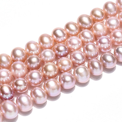 Natural Cultured Freshwater Pearl Beads Strands PEAR-N016-06C-02-1