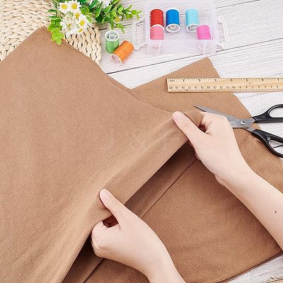 Cotton Stretch Kintted Rib Fabric FIND-WH0152-192A-1