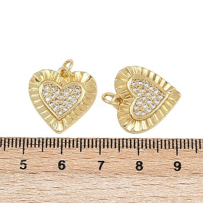 Brass Micro Pave Cubic Zirconia Pendants ZIRC-I367-11G-10-1