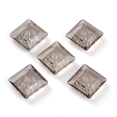 Embossed Glass Rhinestone Pendants GLAA-J101-03B-001SA-1