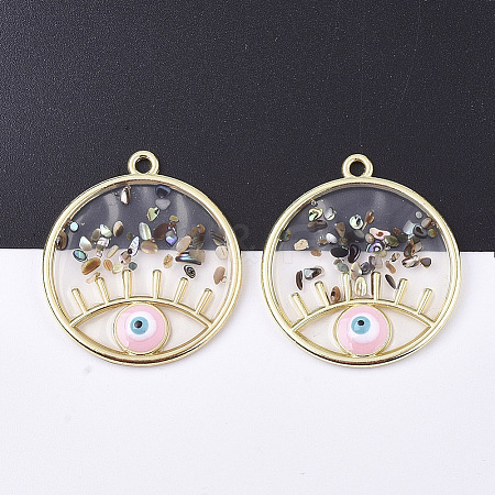 Epoxy Resin Pendants LS-X-RESI-S365-76E-1