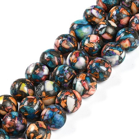 Natural Howlite Beads Strands G-Q017-C03-05-1