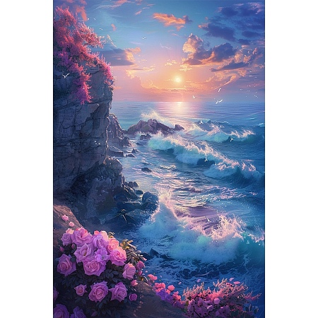 Coastline and Sunset DIY Diamond Painting Kit PW-WGA7CDA-06-1