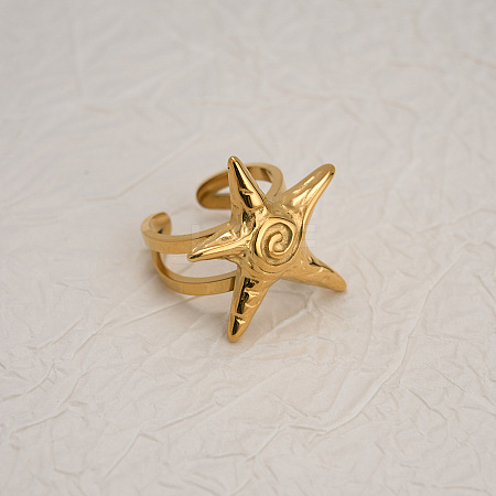 Fashionable Adjustable Brass Cuff Rings FS-WG7C9A7-02-1