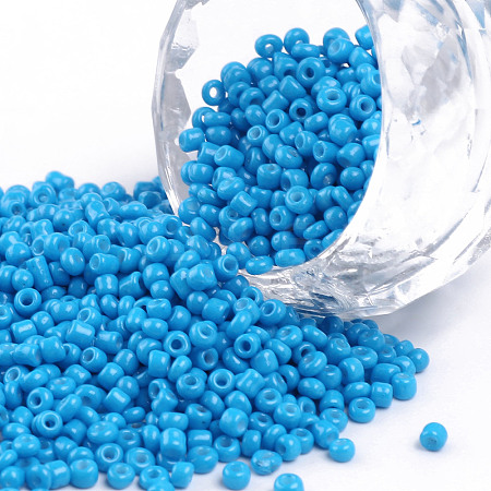 Baking Paint Glass Seed Beads SEED-S001-K17-1