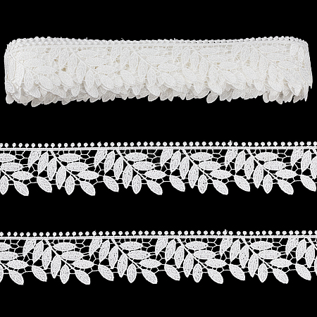 10 Yards Leaf Polyester Lace Trim OCOR-WR0001-87B-1
