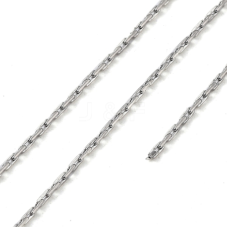 Tarnish Resistant 304 Stainless Steel Rectangle Link Chains CHS-G029-01P-1