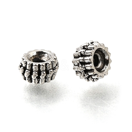 Tibetan Style Alloy Beads AL-CBA3B63-10AS-1
