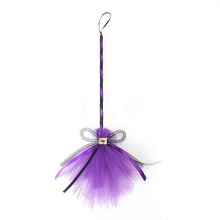 Halloween Witch Broom Ornament PW-WG20721-02-1