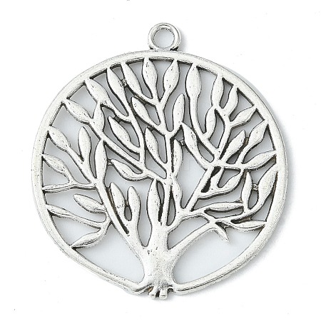 Tibetan Style Zinc Alloy Pendants TIBEP-EA11591YKG-AS-LF-1