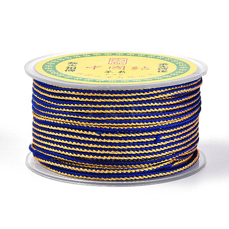 11M Polycotton Metallic Braided Cord OCOR-N008-01B-1