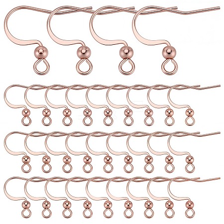 100Pcs 316 Surgical Stainless Steel Earring Hooks STAS-SC0006-43-1