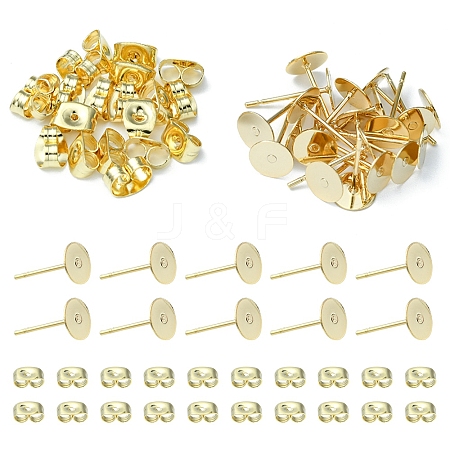 20Pcs 304 Stainless Steel Stud Earring Findings STAS-YW0001-42D-1