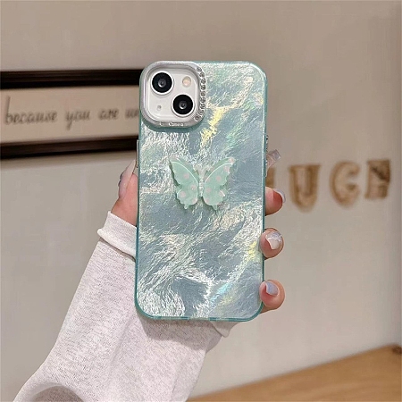 Butterfly Pattern Silicone Mobile Phone Cover PW-WGCC13A-39-1