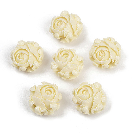 Dyed Synthetic Coral Carved Beads CORA-D035-01B-1