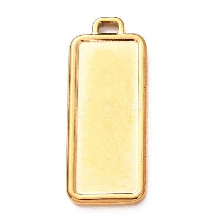 304 Stainless Steel Pendant Cabochon Settings STAS-Z204-04G-03-1