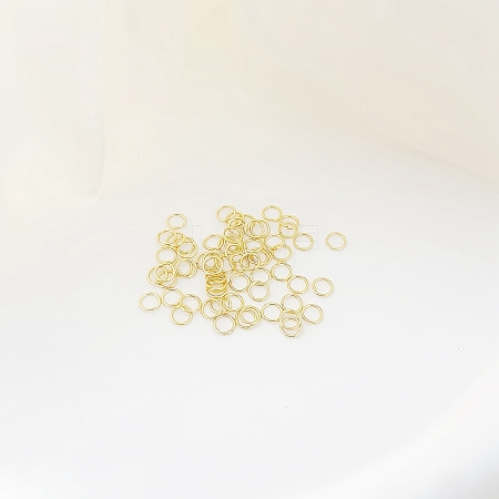 50Pcs Brass Open Jump Rings PW-WG80FA8-04-1