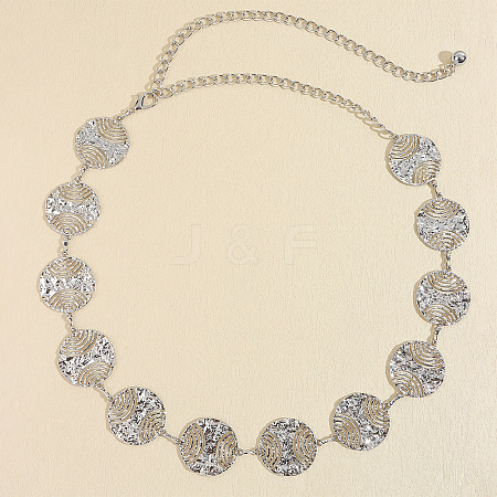 Zinc Alloy with Iron Coin Link Waist Belly Chains for Women FS-WG1FB88-04-1