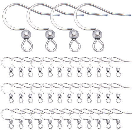 SUNNYCLUE 200Pcs 304 Stainless Steel French Earring Hooks STAS-SC0006-36P-1