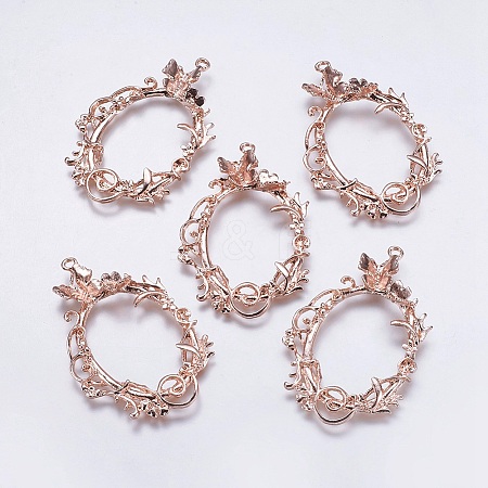 Alloy Big Pendants LS-PALLOY-P163-02RG-1