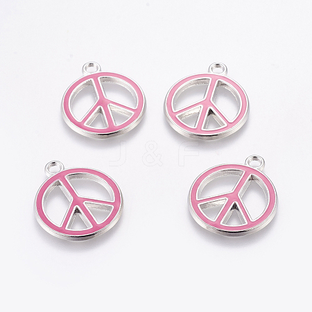 Alloy Enamel Pendants ENAM-P066-4-1