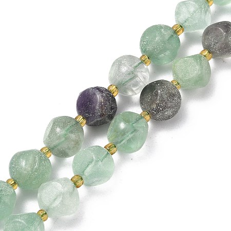 Natural Fluorite Beads Strands G-I308-05A-01-1