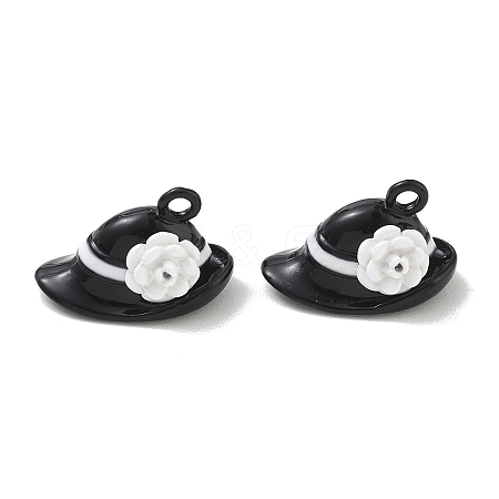 Spray Paint Alloy Pendants ENAM-K076-34A-1